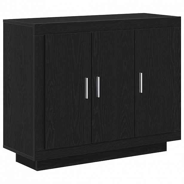 vidaXL Servírovací skříň Černý dub 92 x 35 x 75 cm Kompozitní dřevo