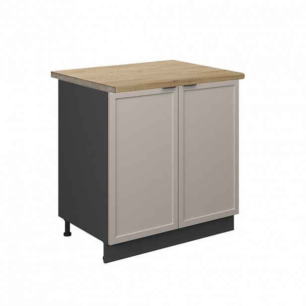 Vicco SKŘÍŇKA POD DŘEZ Fame-Line GreyBeige 80 cm , PD Dub