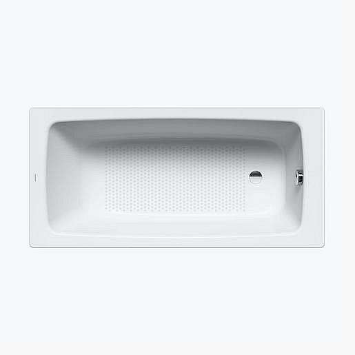 Obdélníková vana Kaldewei Cayono 150x70 cm smaltovaná ocel Perl-effekt,celoplošný Antislip alpská bílá 274734013001