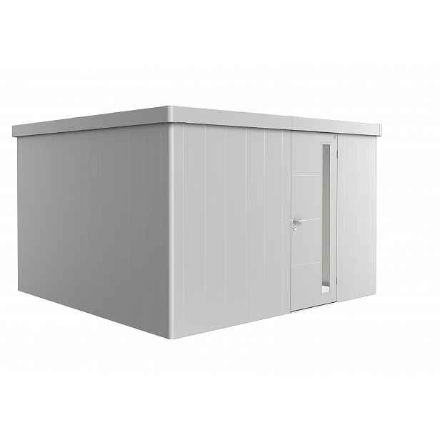 Zahradní domek NEO 4D, stříbrná, jednokřídlé dveře BH82034