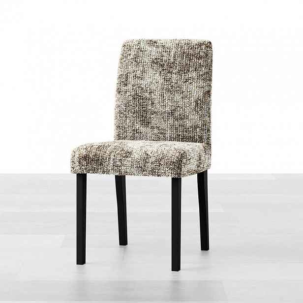 GA.I.CO decoDoma napínací potah bielastický MARMO smetanové židle s opěradlem 2 ks 45 x 45 x 50 cm