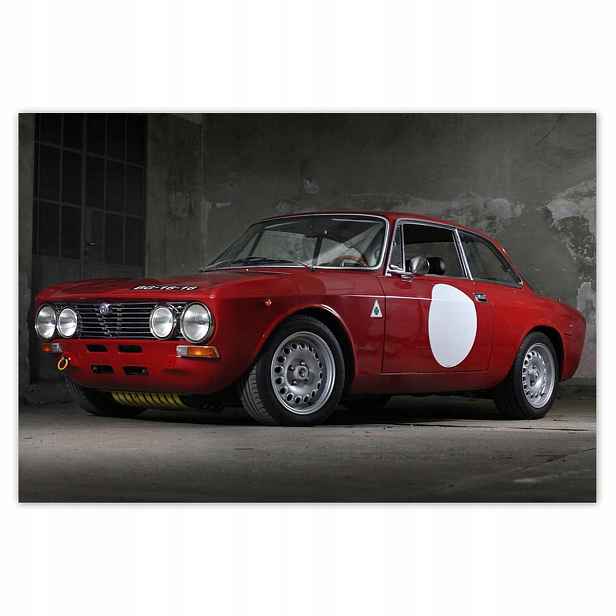 Plakáty 200x135 Červená Alfa Romeo