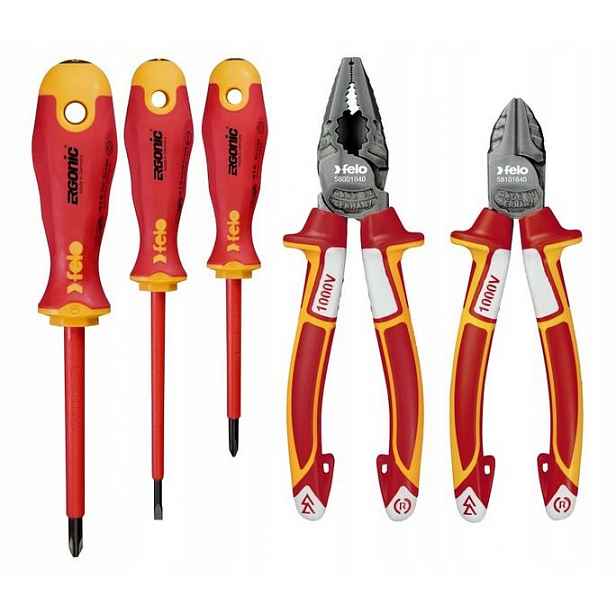 Sada 3 Šroubováků Felo-ergonic Vde+ 2 Boční Řezačky