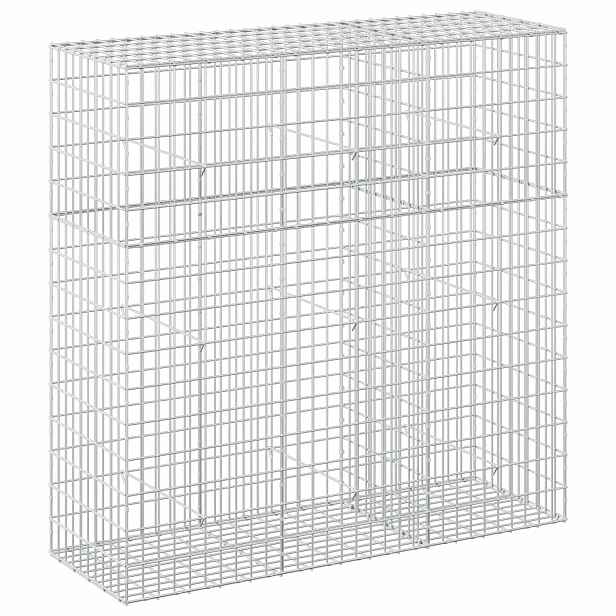 vidaXL Gabion s drátem 3,5 mm a síťkou 5x10 cm 150x50x150 cm