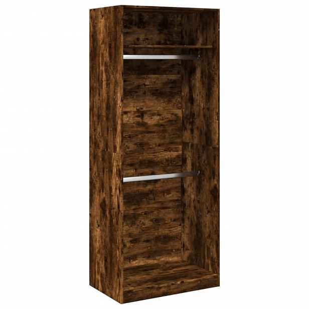 vidaXL Šatní skříň kouřový dub 80 x 50 x 200 cm kompozitní dřevo