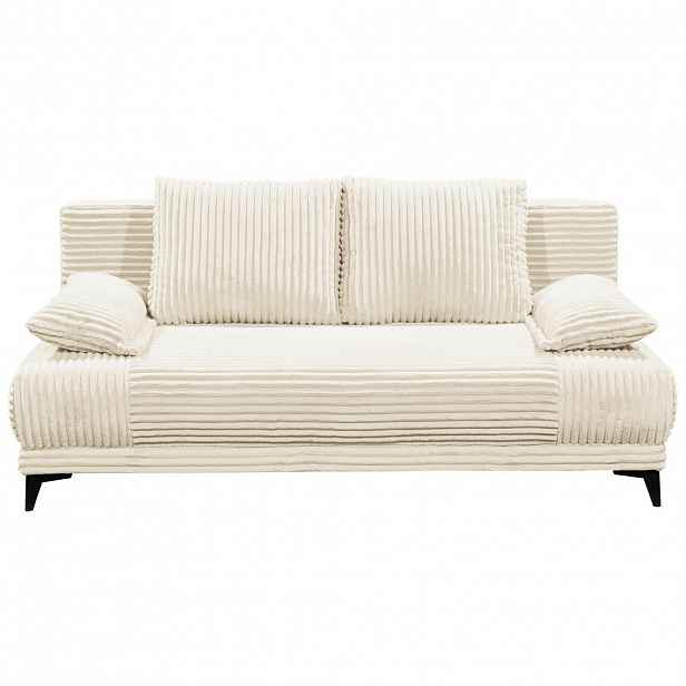 MID.YOU ROZKLÁDACÍ POHOVKA, textil, bílá