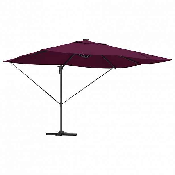 vidaXL Slunečník 352 x 251 x 265 cm Polyester a hliník