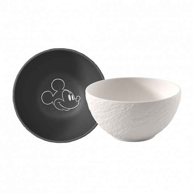Miska na cereálie Manufacture Rock - Mickey Mouse, 2 ks - Villeroy & Boch