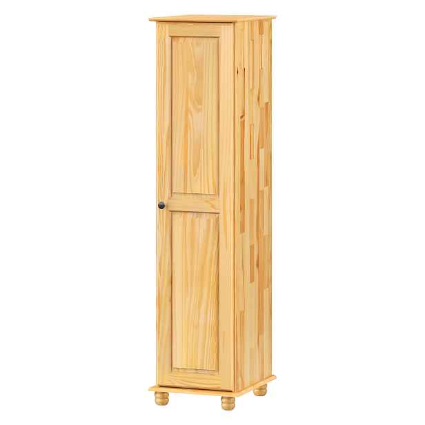 Skříň 1dveřová 8865K lak, kovové úchytky