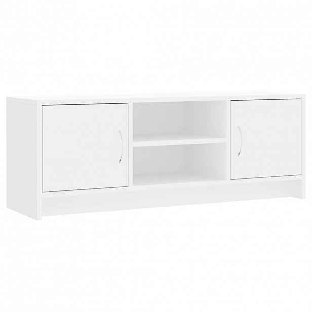 vidaXL TV skříňka bílá 102x30x37,5 cm kompozitní dřevo