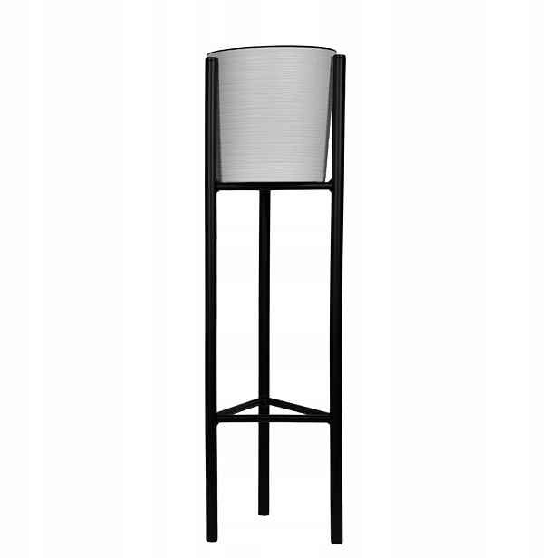 Držák Na Květináč stojící kovový s květináč loft 72 cm
