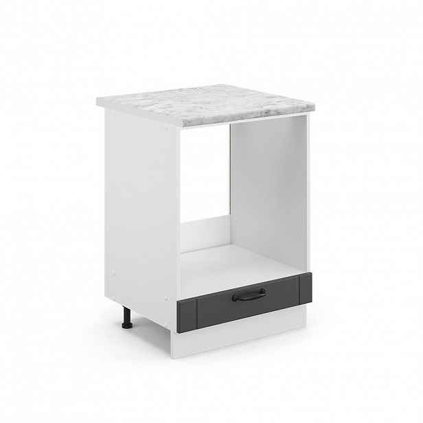 Vicco SKŘÍŇKA NA VESTAVĚNOU TROUBU Fame-Line Antracitový venkovský dům 60 cm , PD Mramor