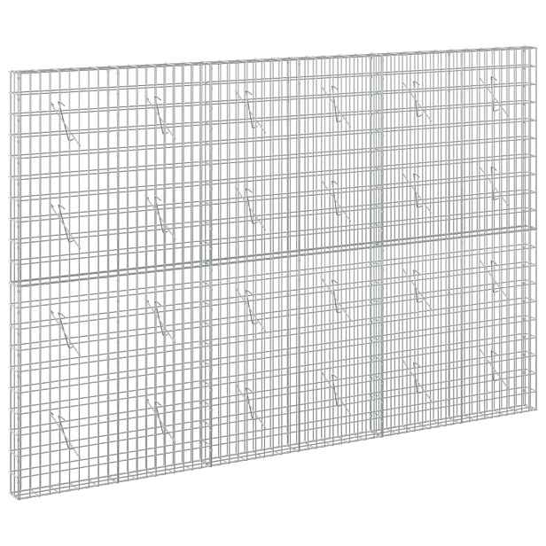vidaXL Gabion s drátem 3,5 mm a síťkou 5x10 cm 300x10x200 cm