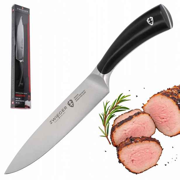 Zwieger Nůž na plátkování 20 cm Obsidian