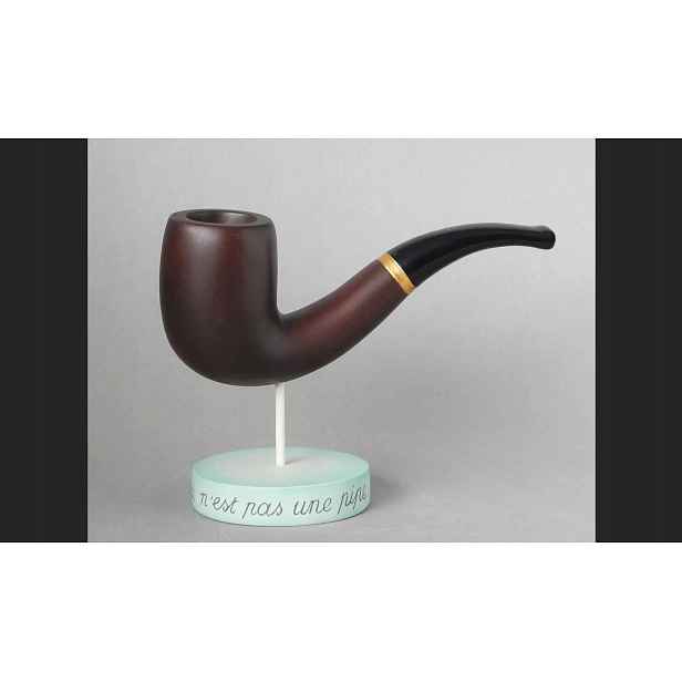 Figurka Toto není dýmka René Magritte Parastone Zrádnost obrazů 12 cm