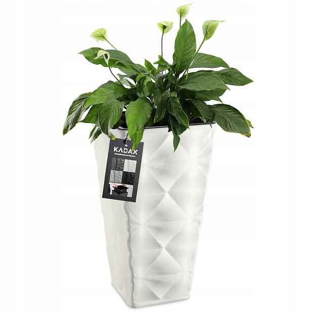 Květináč Vklad Obal Květiny Bílá 75cm