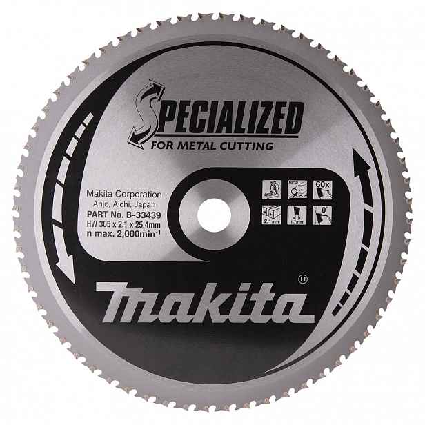 Makita řezný kotouč na ocel 305x25,4 60z B-33439
