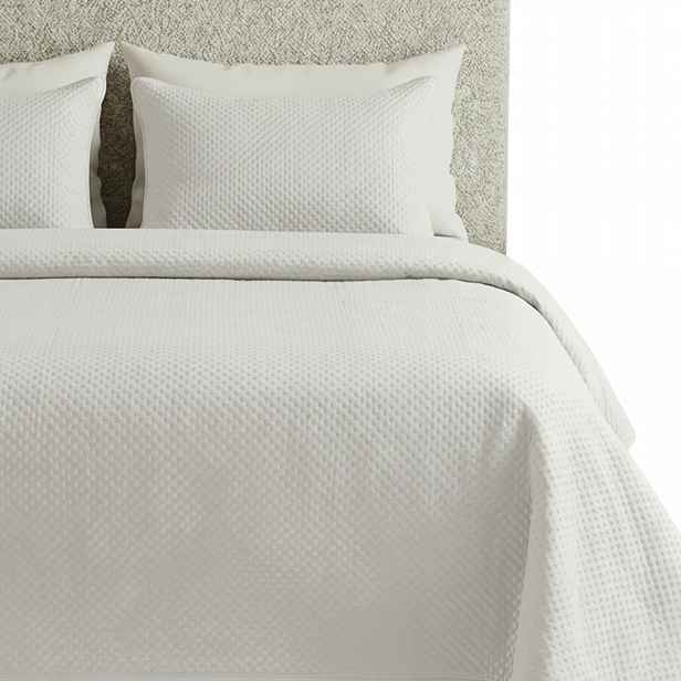 Přehoz Na Postel Prošívaný Velvet Kapa Koc Pled 240x220 Maya Krém
