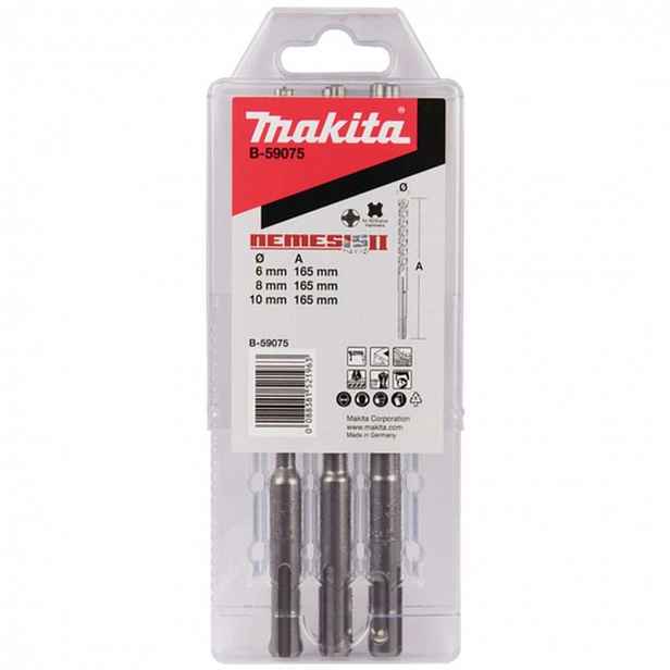 Makita - 3dílná sada vrtáků do zdiva SDS Plus B-59075