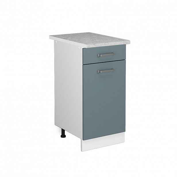 Vicco SPODNÍ SKŘÍŇKA KUCHYŇSKÉ LINKY R-Line Modrošedá 40 cm s pracovní deskou