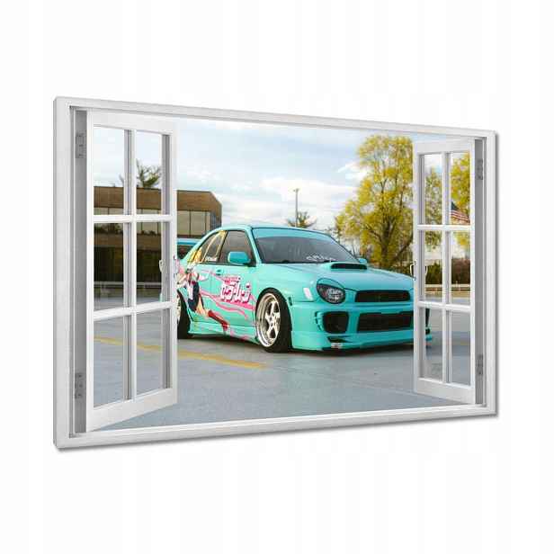 Obrazy 90x60 Tyrkysová Fura Sport Car