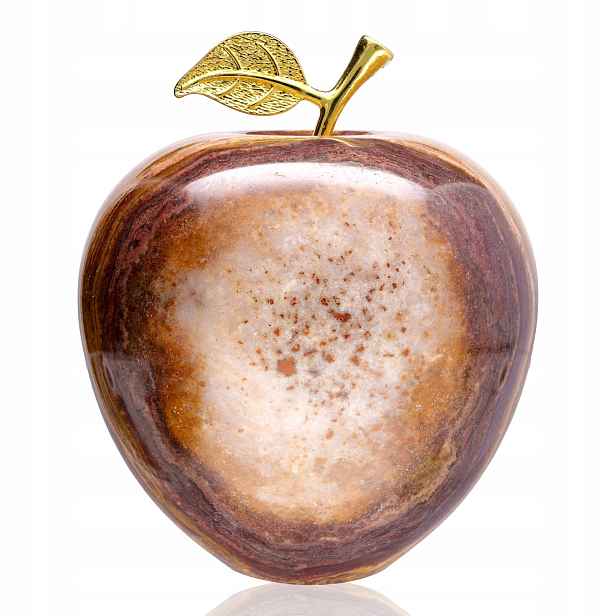 Ozdobné jablko figurka Onyx Pakist. přírodní Elegantní ozdoba hnědá 1 kg