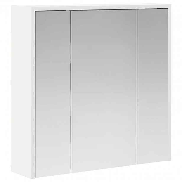 vidaXL Koupelnová zrcadlová skříň Bílá 63,5 x 16 x 62,5 cm