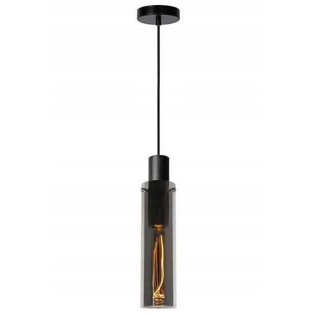 Závěsná lampa Lucide Orlando E27 40W černá, nastavitelná, stmívatelná