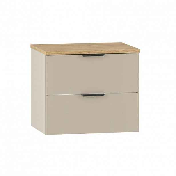 Petits-meubles SKŘÍŇKA POD UMYVADLO 60.6cm Astrid Kašmír a dřevo