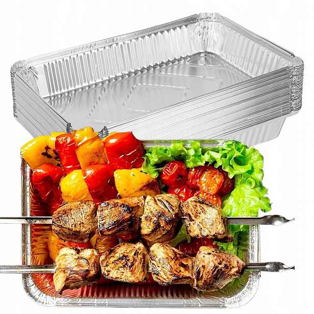 Podnos Aluminiová Patery Podnosy Na Servírování Cateringový Podnos Talíř 30 ks