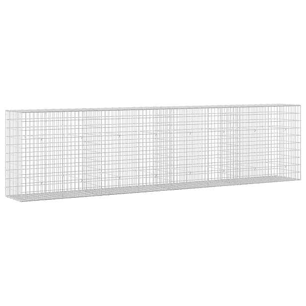vidaXL Gabion s drátem 3,5 mm a síťkou 5x10 cm 400x50x100 cm