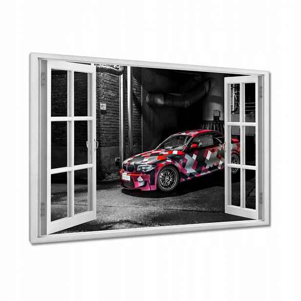 Obrazy 120x80 Červené Bmw
