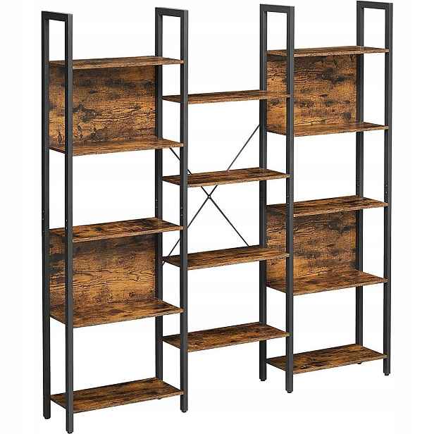 Knihovna s policemi, velký regál Loft