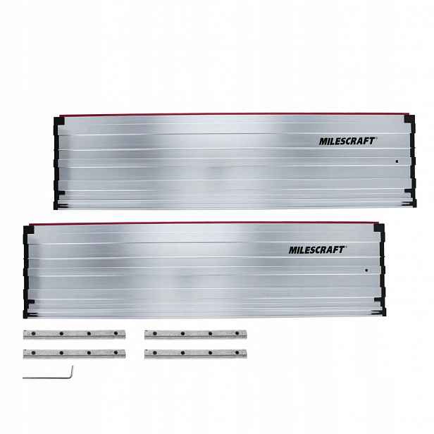 Kolejnice GuideRails 2x70 cm prodloužení vodítka pro TrackSawGuide Milescraft