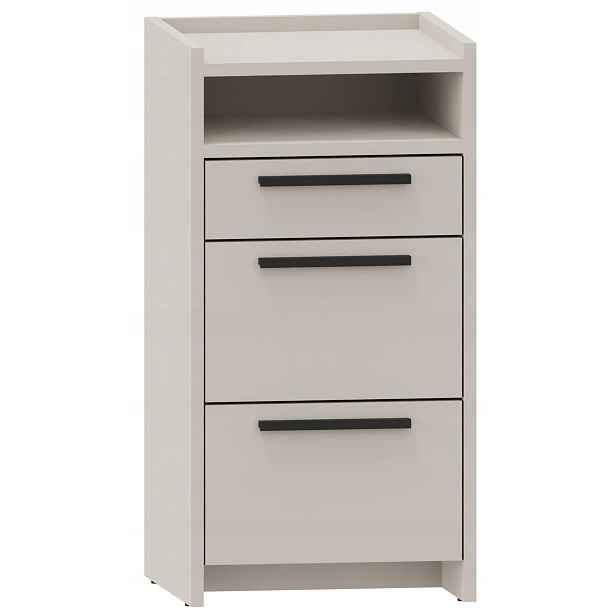 Komoda Altivo 2SW1SNO kašmír cashmere regál velká skříňka na oblečení hračky