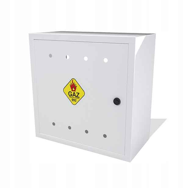Plynová Skříňka 50x50x25 Gaz Bílá