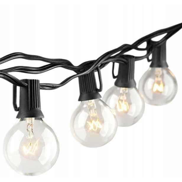 Girlanda Zahradní lampy 30 m 100 8 ks IP44 terasa zahrada voděodolná