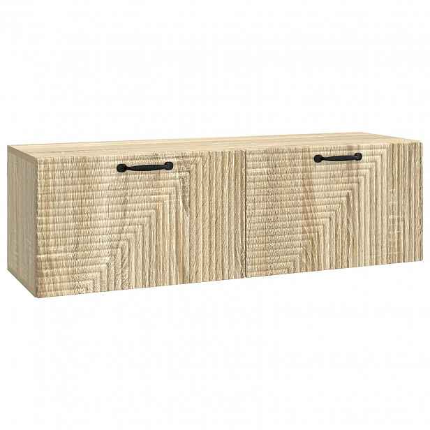 vidaXL Nástěnná TV skříň Dub sonoma 98 x 31 x 30 cm Kompozitní dřevo