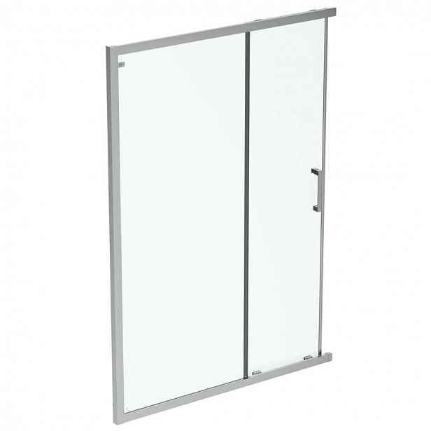 Ideal Standard Connect 2 - Posuvné sprchové dveře, dvoudílné, 80 cm, silver bright/čiré sklo K9259EO