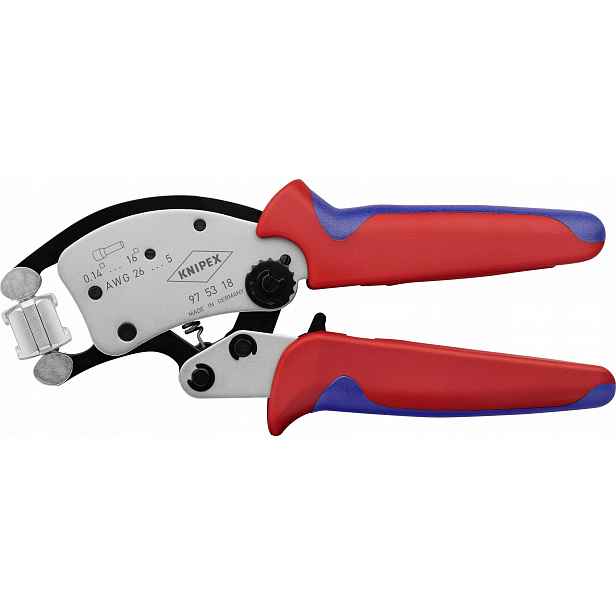 Kleště na záhyby, pro kabelové dutinky Twistor0,14-16qmm Knipex