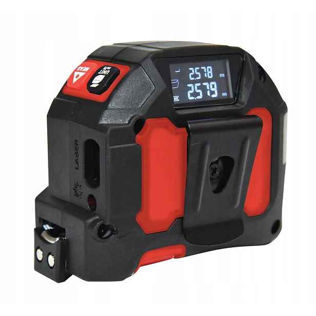 Laserový dálkoměr DL-40M5 s navíjecí měrkou 5M Pro