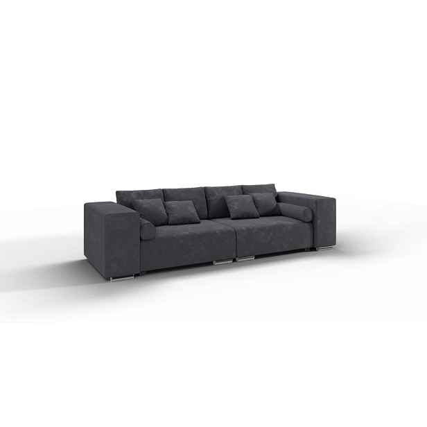 S-Style POHOVKA BIG SOFA Kami z mikrovlákna, grafitová
