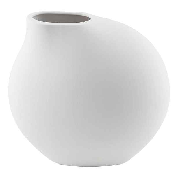 Světle šedá porcelánová váza (výška 14 cm) Nona – Blomus