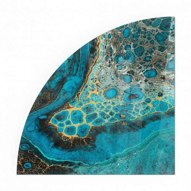 TULUP PODLOŽKA POD KRB 1/4 100x100 cm - Abstraktní organický vzor