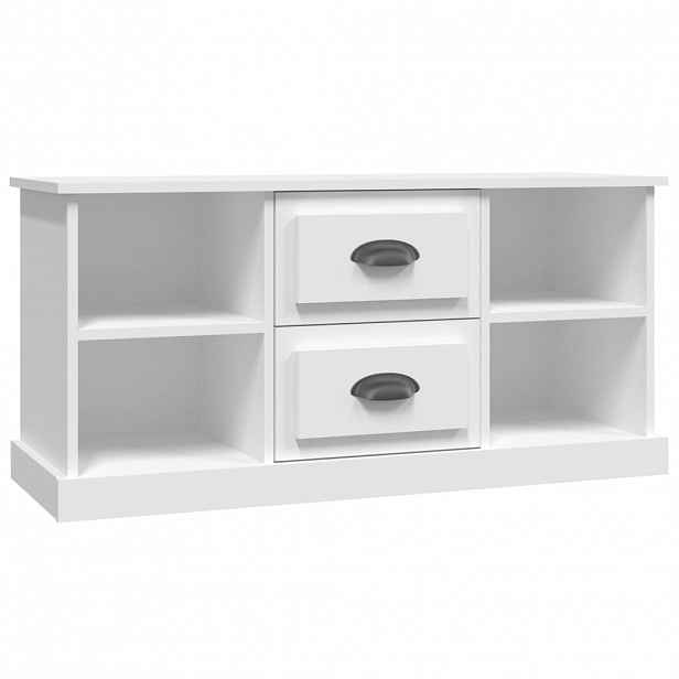vidaXL TV skříňka bílá 99,5 x 35,5 x 48 cm kompozitní dřevo