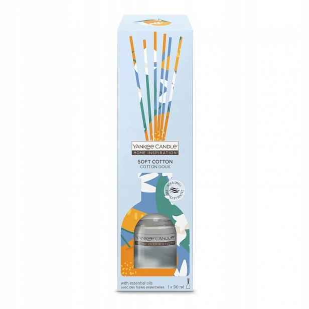 Yankee Candle Vonné tyčinky Soft Cotton 90 ml