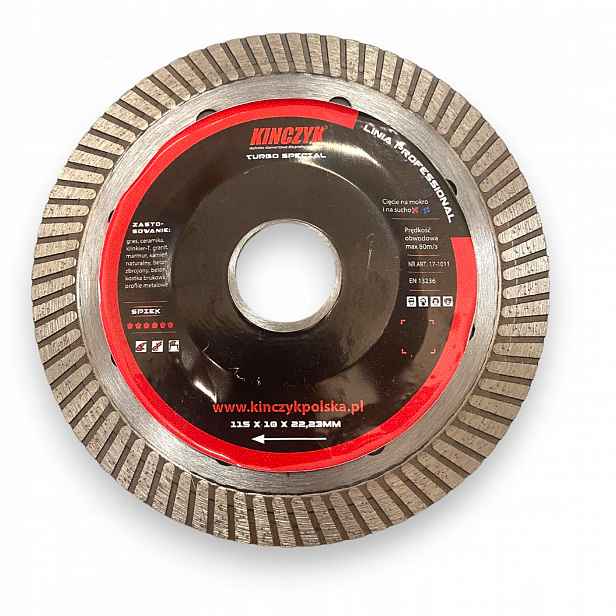 Kińyk Diamantový Kotouč Turbo Special 115 MM