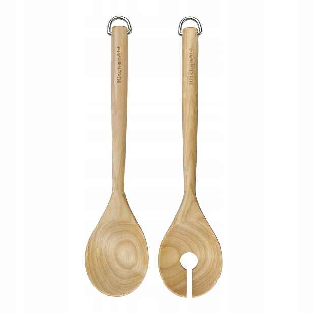 KitchenAid dřevěné příbory na salát Coreline Birch