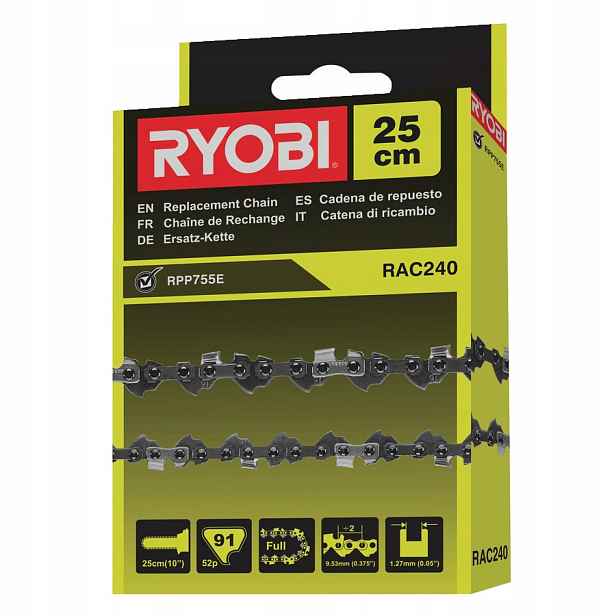Ryobi RAC240 10'/25cm řetěz do elektrické síťové tyčové prořezávací pi