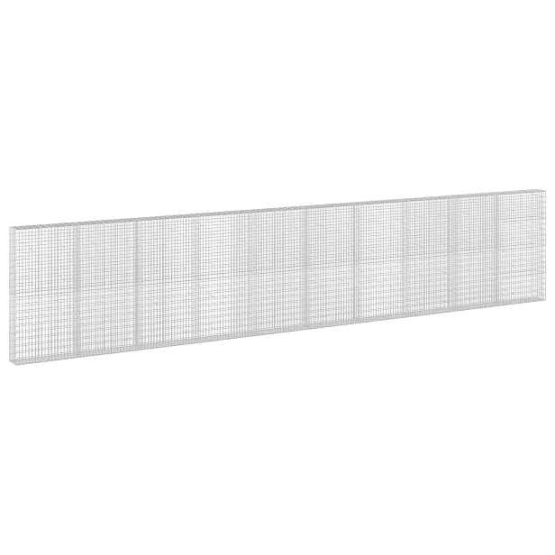 vidaXL Gabion s drátem 3,5 mm a síťkou 5x10 cm 1000x30x200 cm